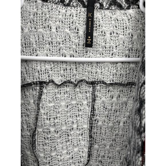 IC By Connie Full Zip Jacket 3/4 Sleeve Gray Size Medium - Picture 9 of 12